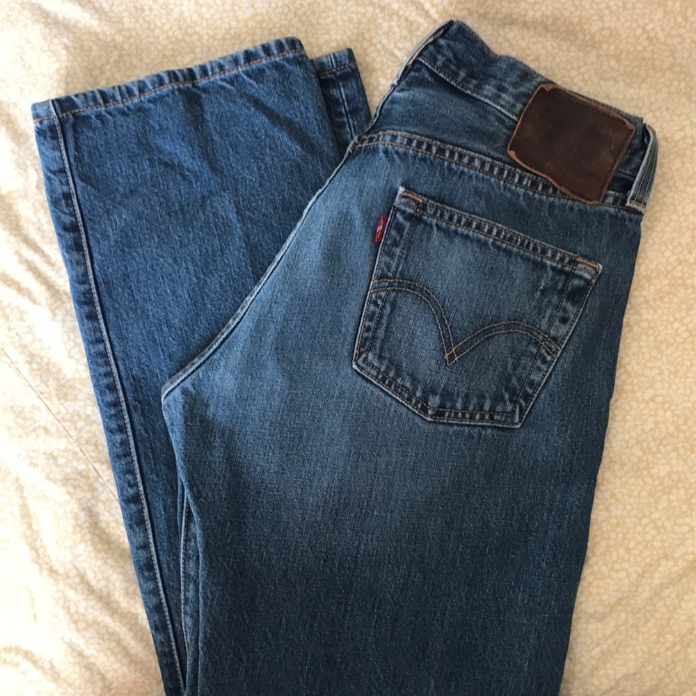 Levi 501 Wedgie Straight High Wasted EUC